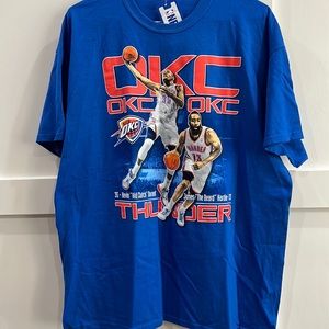 NBA - Throwback T-Shirt - Kevin Durant & James Harden OKC Thunder